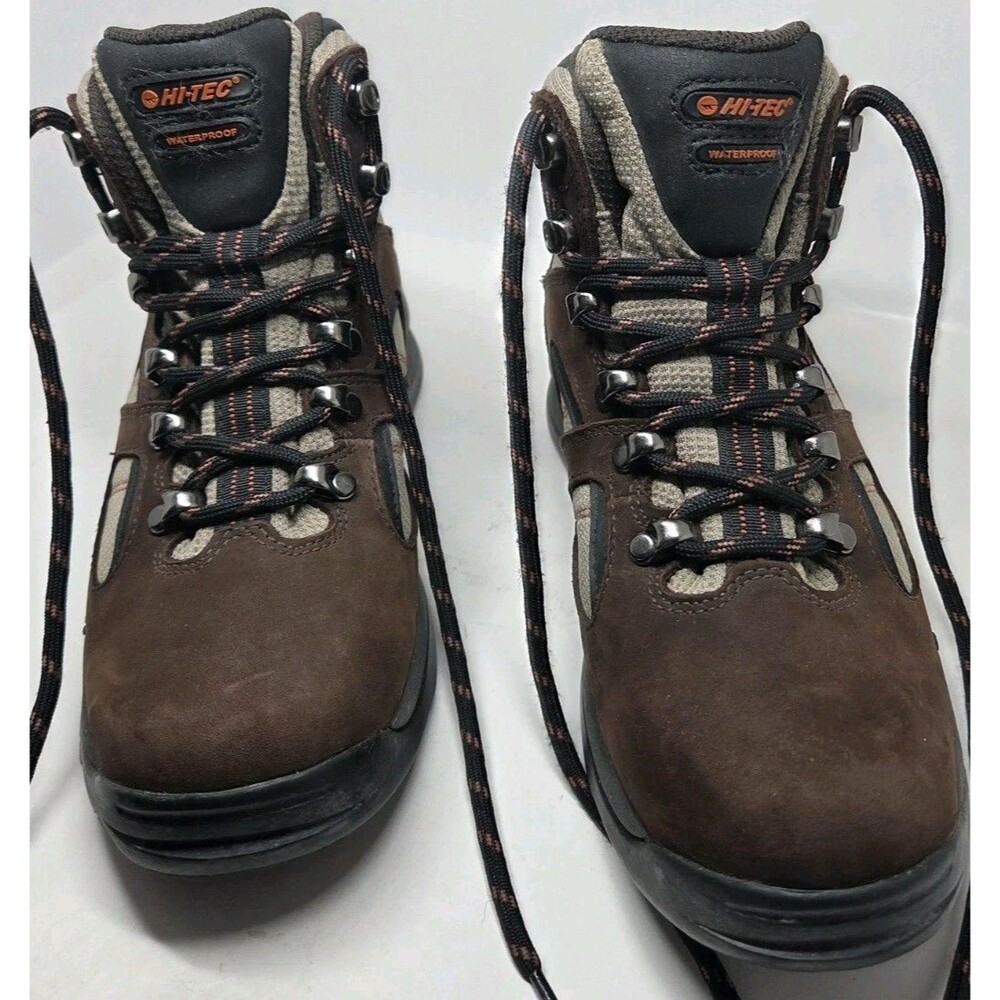 Hi-Tec Women's Altitude Lite IV Waterproof Brown Suede Hiking Boots Size 6.5 EUC